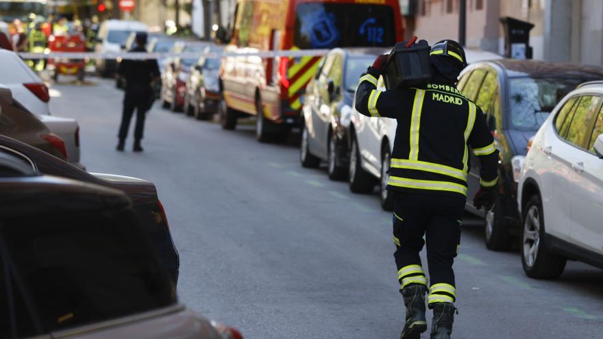 Así ha sido la explosión en un edificio del barrio de Salamanca de Madrid