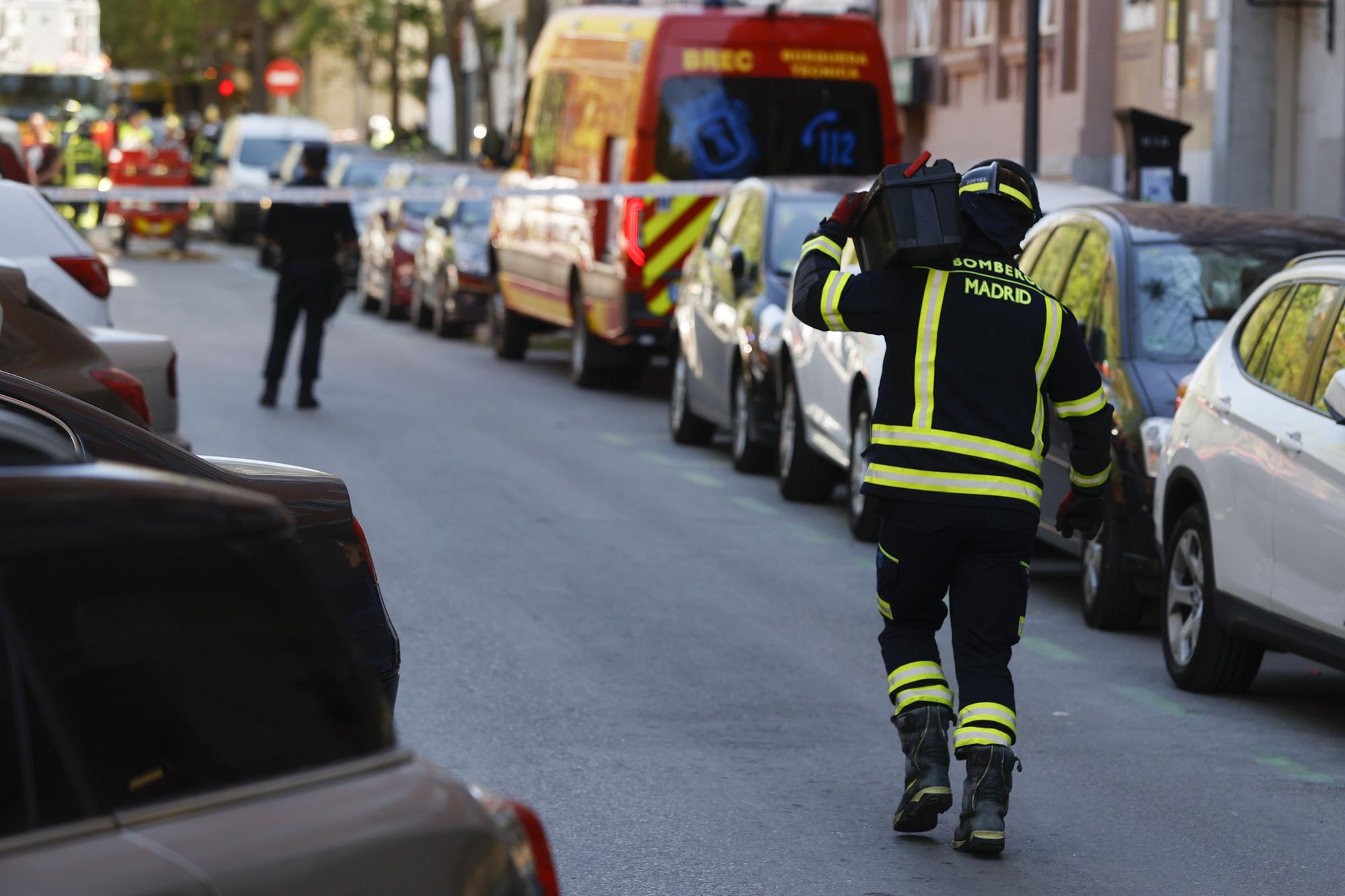 17 heridos y buscan a desaparecidos en la explosión de un edificio en Madrid