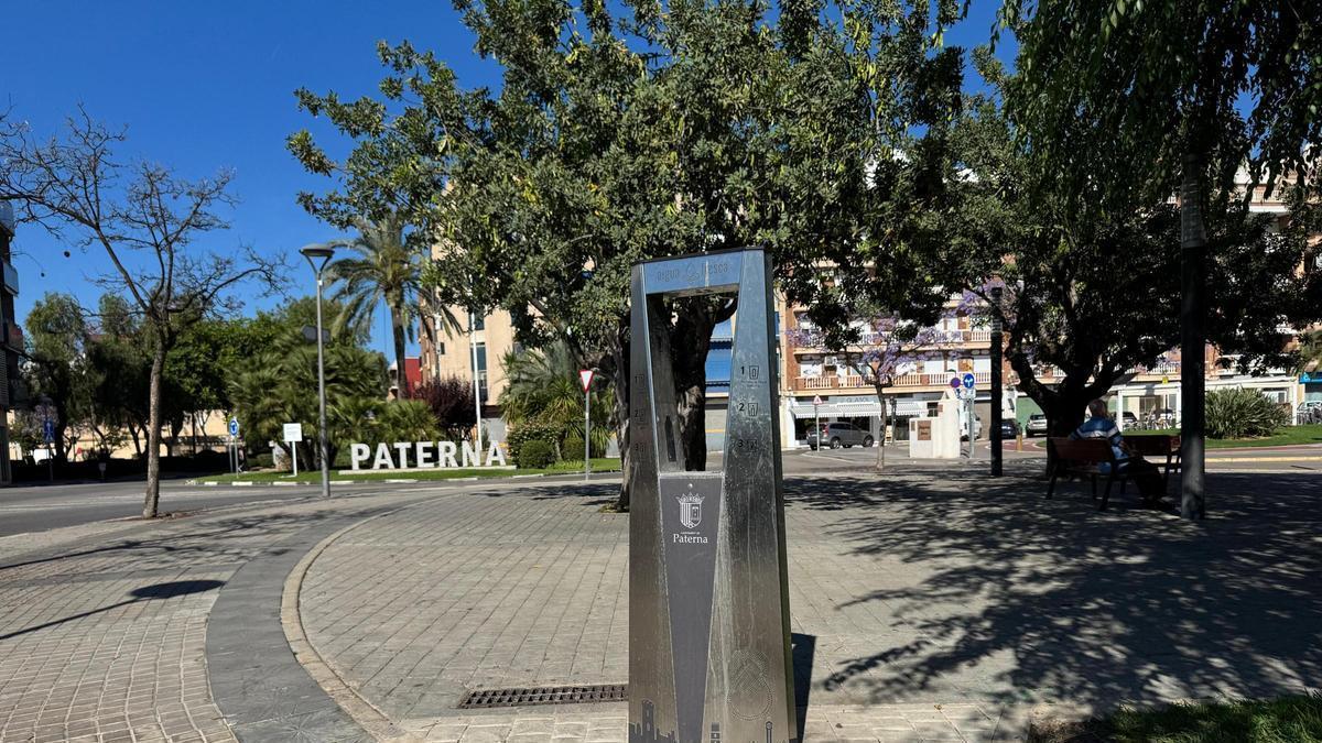 Una fuente pública de agua refrigerada en Paterna.