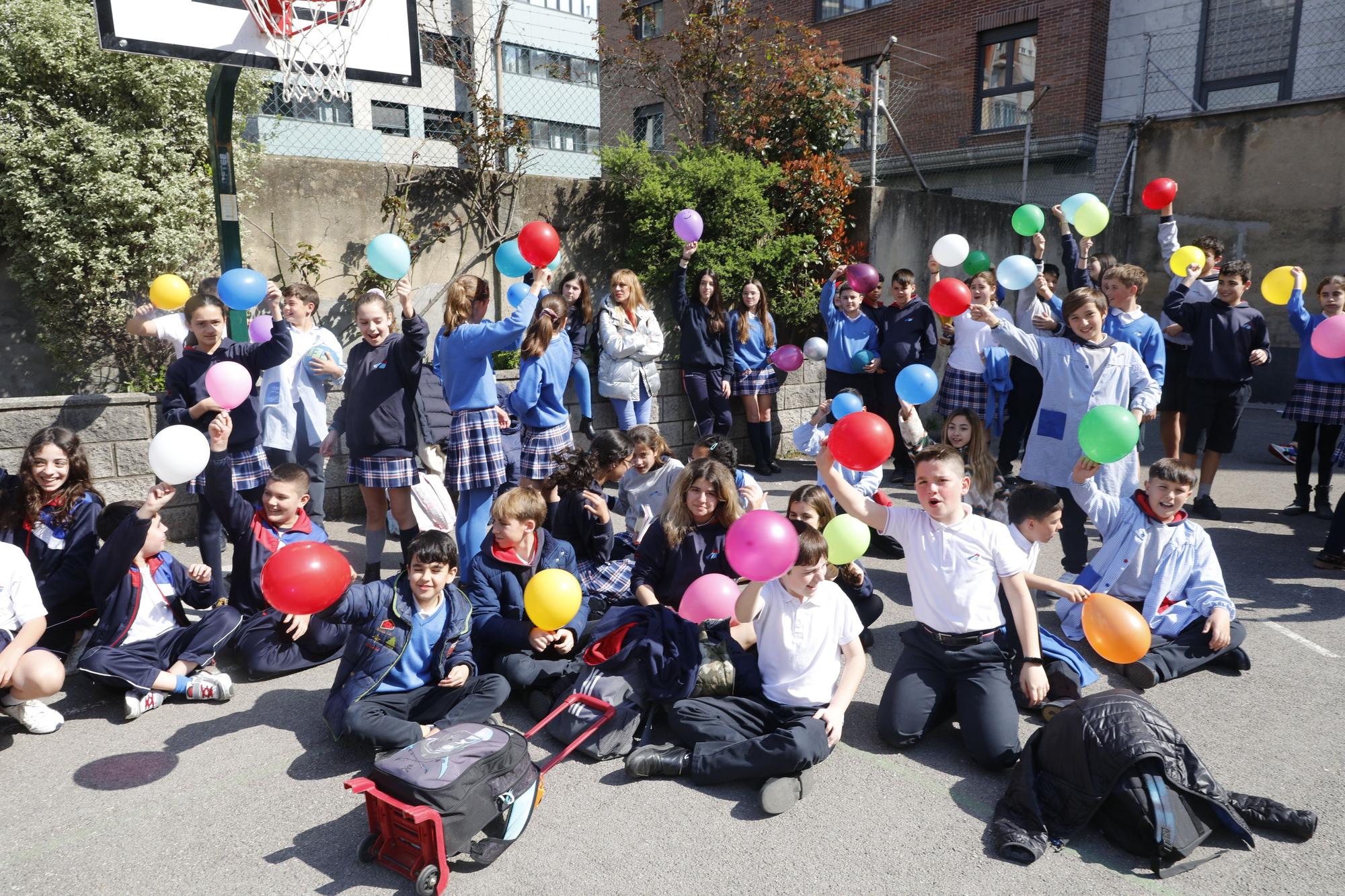 En imágenes: El colegio La Milagrosa de Gijón celebra el Día Mundial del Síndrome de Down