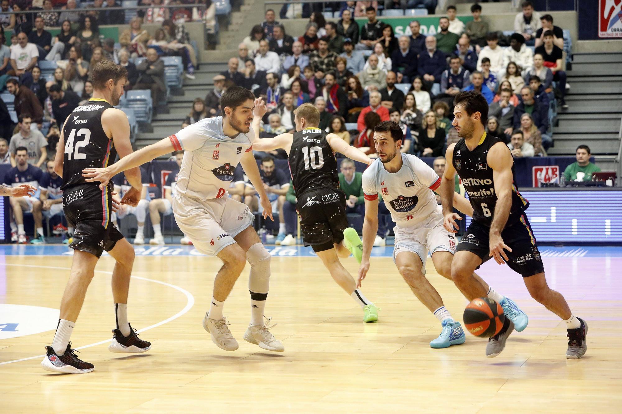 Las imágenes del partido Monbus Obradoiro vs Lenovo Tenerife