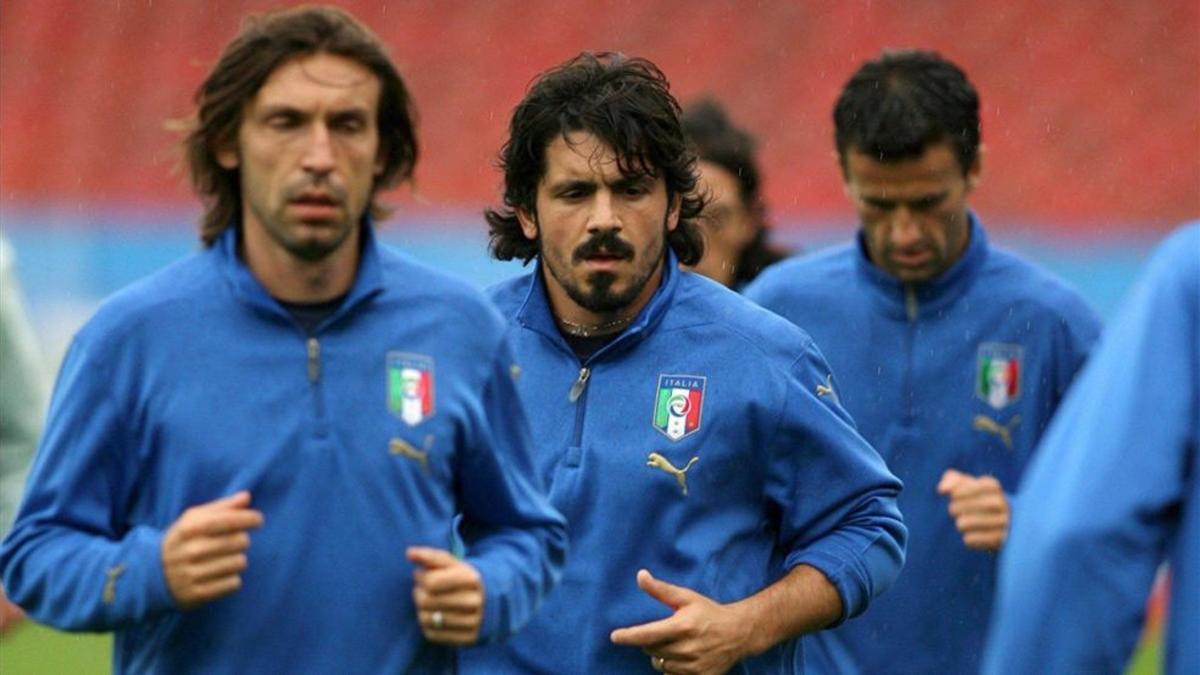 Pirlo y Gattuso se proclamaron campeones del mundo con Italia