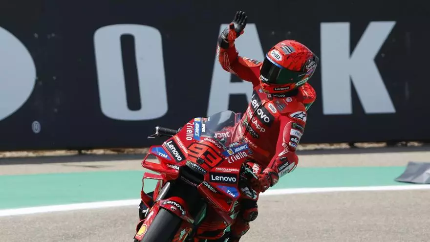 Carrera sprint de MotoGP, hoy en directo: GP de Aragón, con Marc Márquez, en vivo