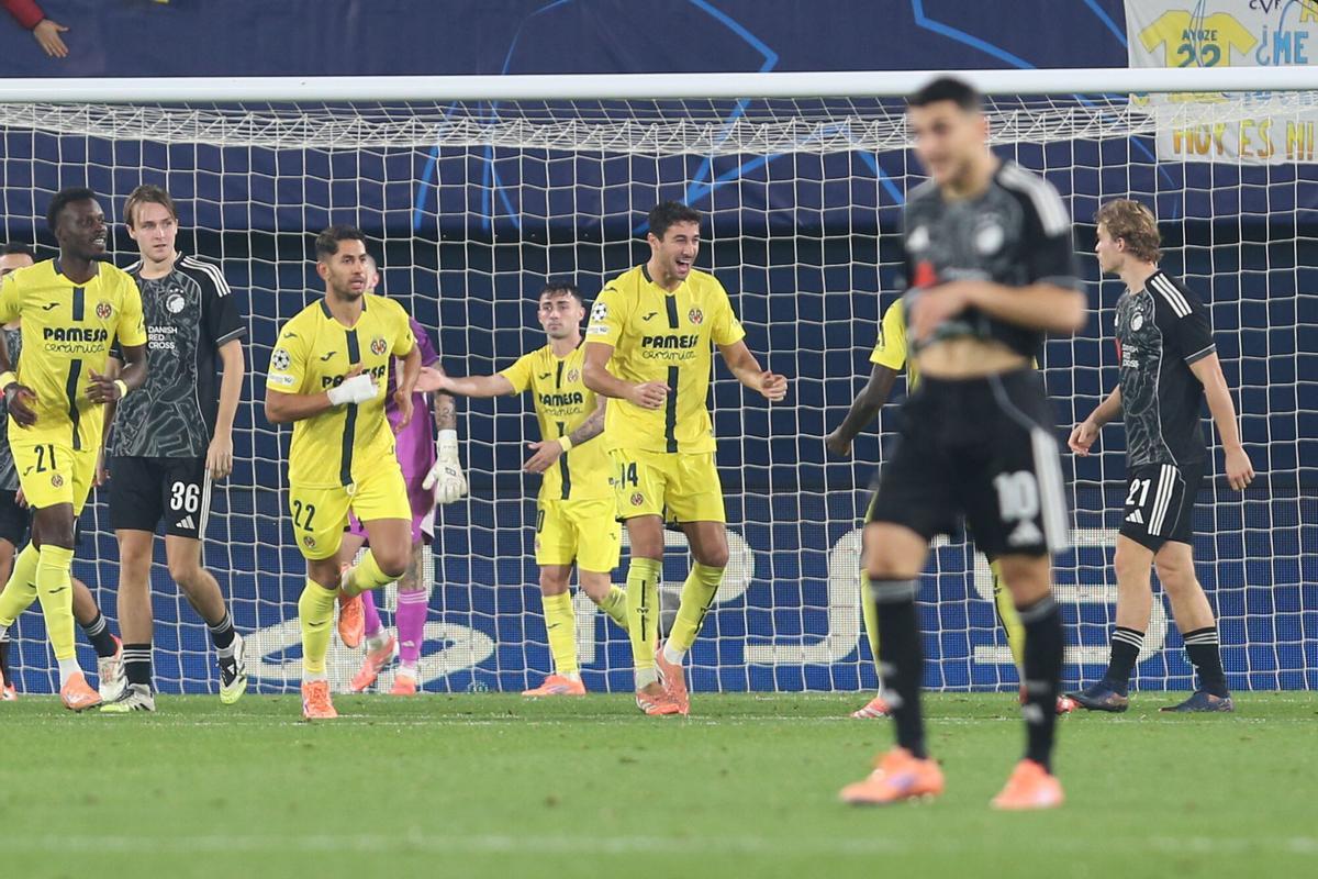 Champions League: Villarreal - Copenhague.
