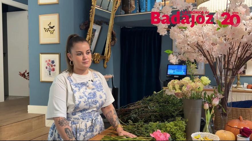Vídeo | Así se aprovecha la flora de la dehesa extremeña para hacer arreglos florales