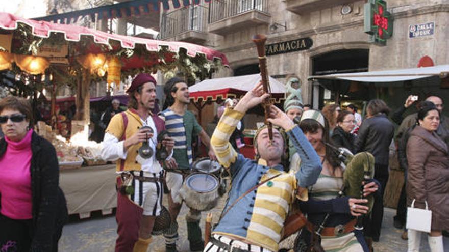 El mercado medieval que se instaló el año pasado en el casco histórico de Cartagena