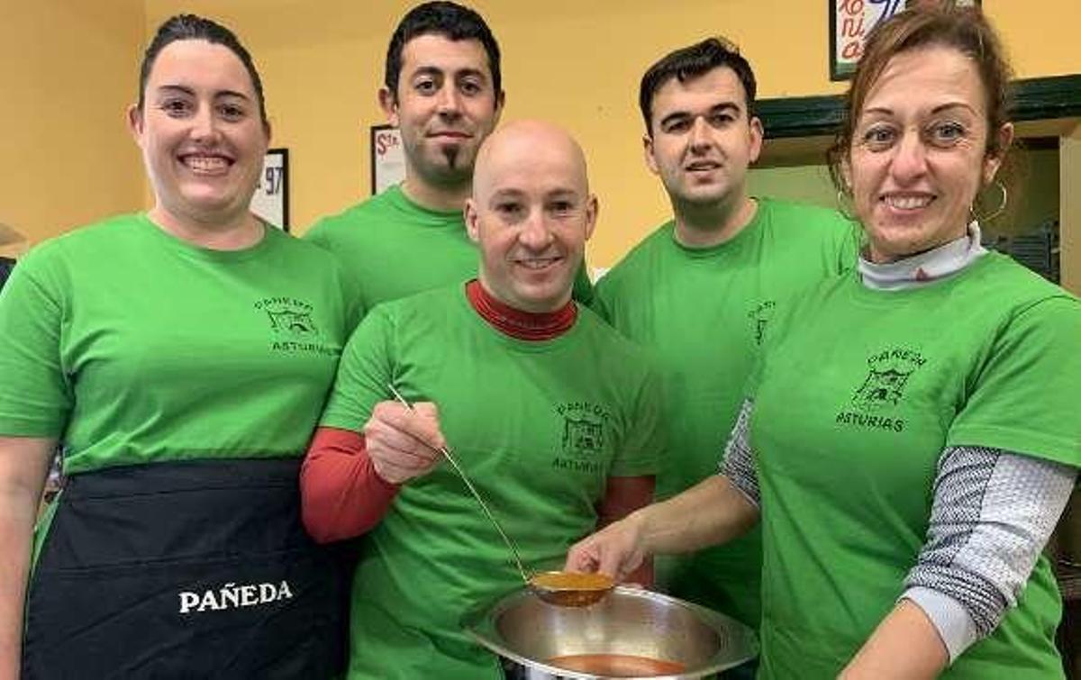 Por la izquierda, Jenni Vega, Hugo Blanco, Diego Nicieza, Mariano Suárez y Margarita García.