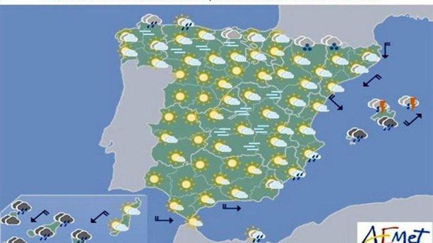Conoce la previsión del tiempo para hoy en Castellón