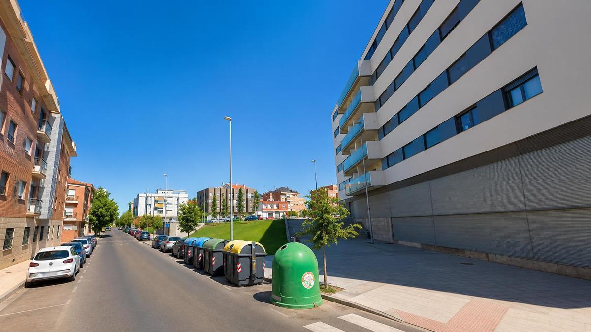 Lugar en el que se encontraban los nueve migrantes de Mali cuando agentes de policía les pidió que abandonaran el lugar en Badajoz.