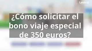 Bono Viaje: se abre la inscripción para afectados por la dana
