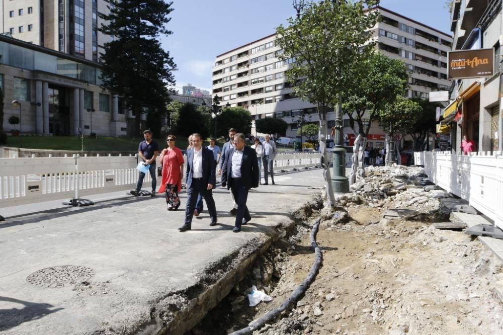 Así avanzan las obras de humanización de García Barbón