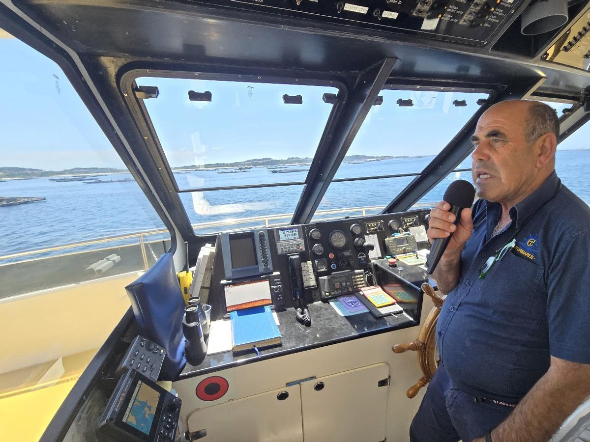 Gonzalo Naveiro, el gerente de Cruceros do Ulla.