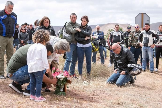 FUERTEVENTURA - Moteros de Fuerteventura rinden homenaje este domingo a Jonay Quintana - 23-04-17