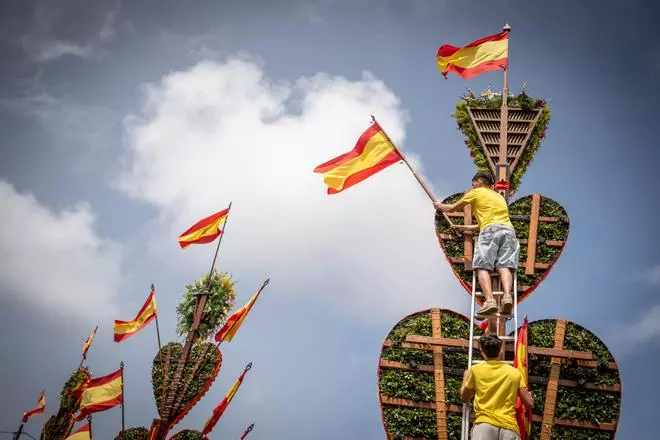 Fiesta de los Corazones de Tejina, en imágenes