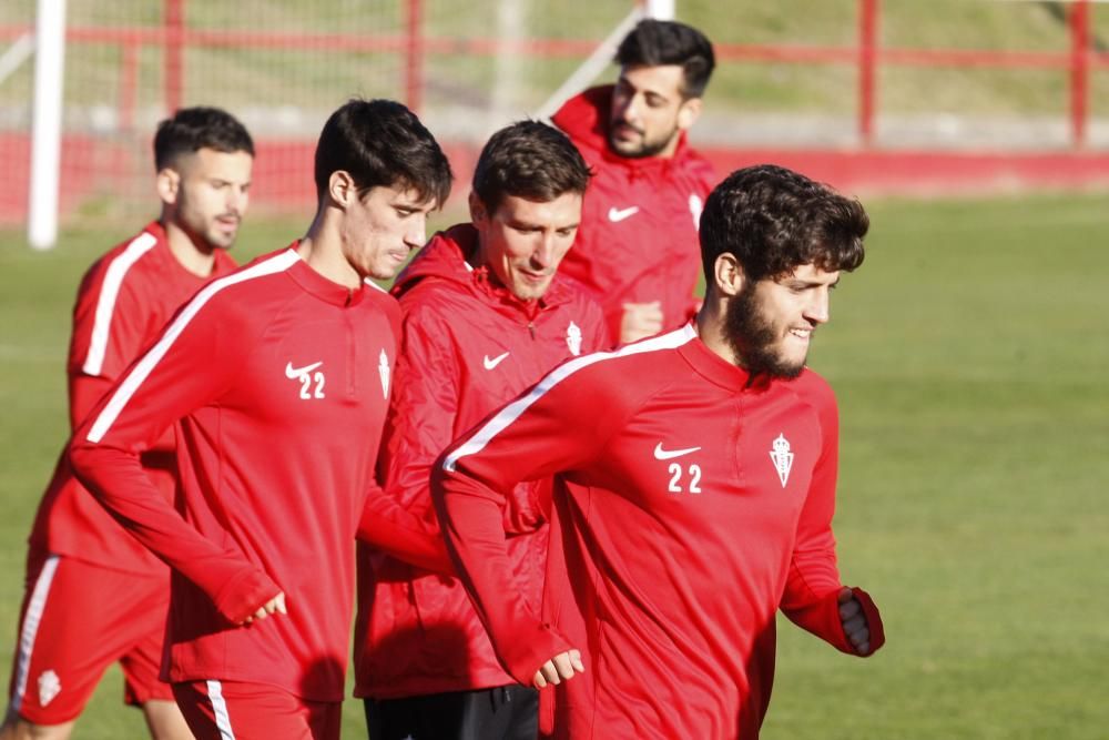 Entrenamiento del Sporting