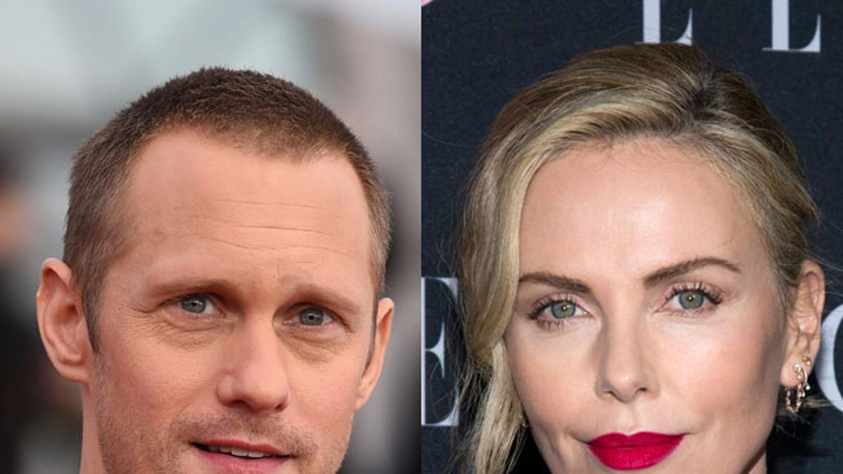 Charlize Theron y Alexander Skarsgård