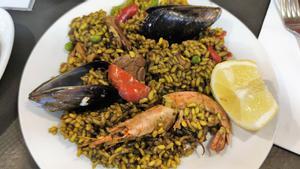 La paella de El Rincón Sevillano.