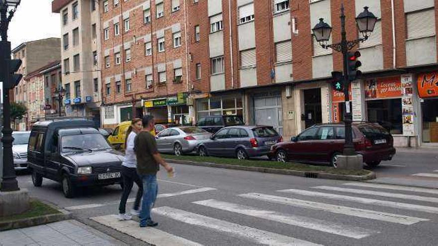 La avenida de Gijón de Lugones.
