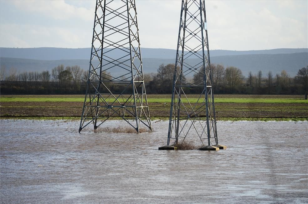 El temporal en Extremadura