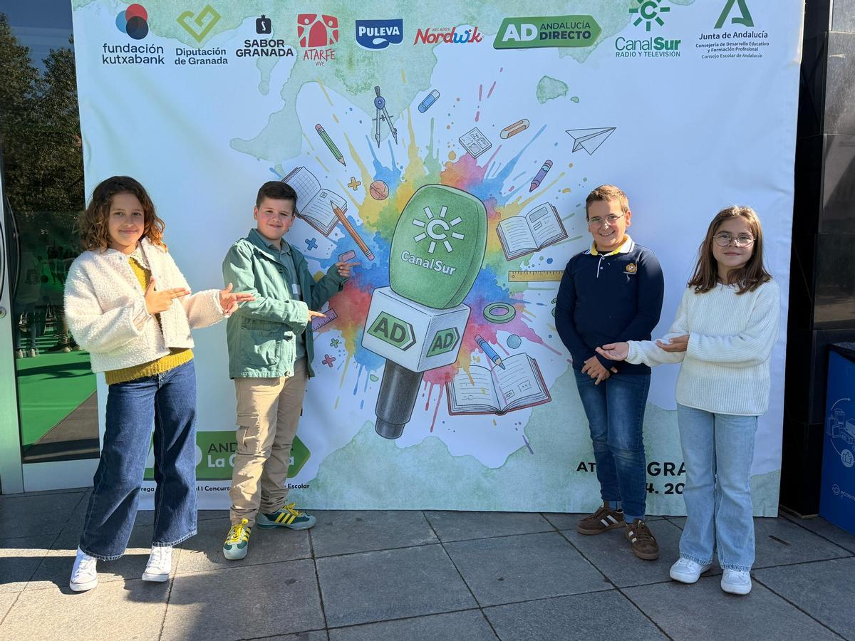 Representantes del colegio de Dos Torres.