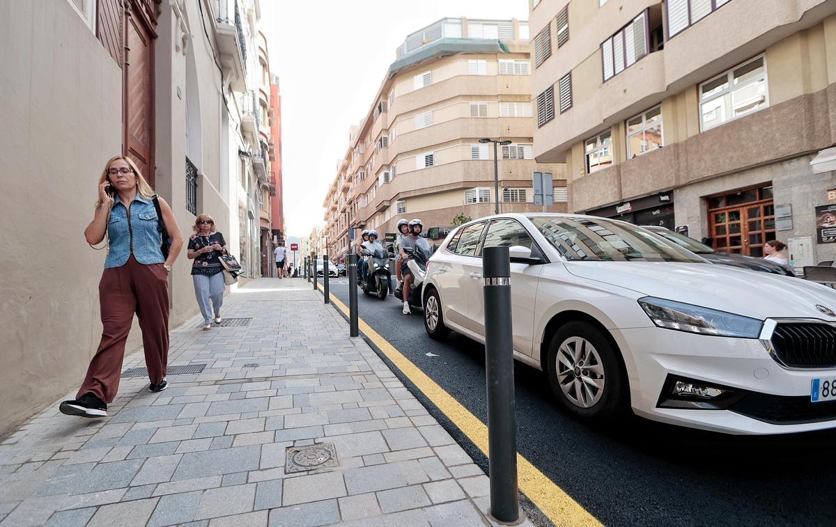 Apertura al tráfico de la calle de La Rosa, Santa Cruz de Tenerife