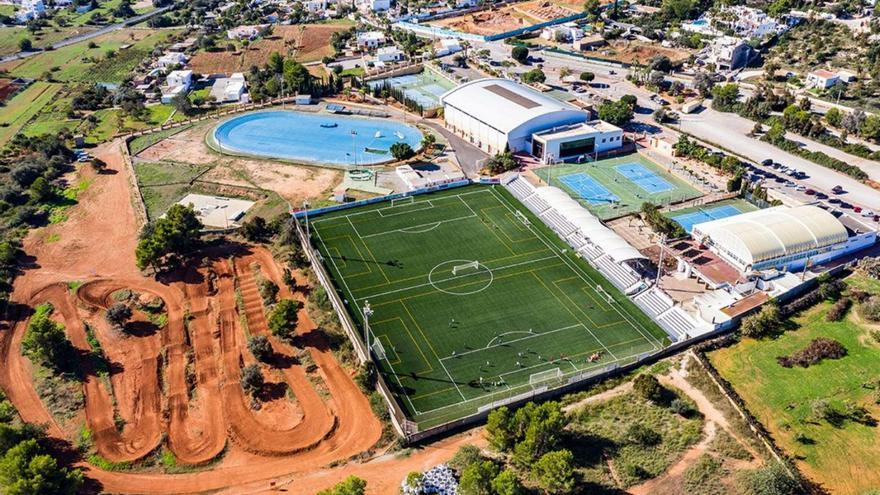 Imagen aérea de la zona deportiva de Santa Eulària. | D.I.