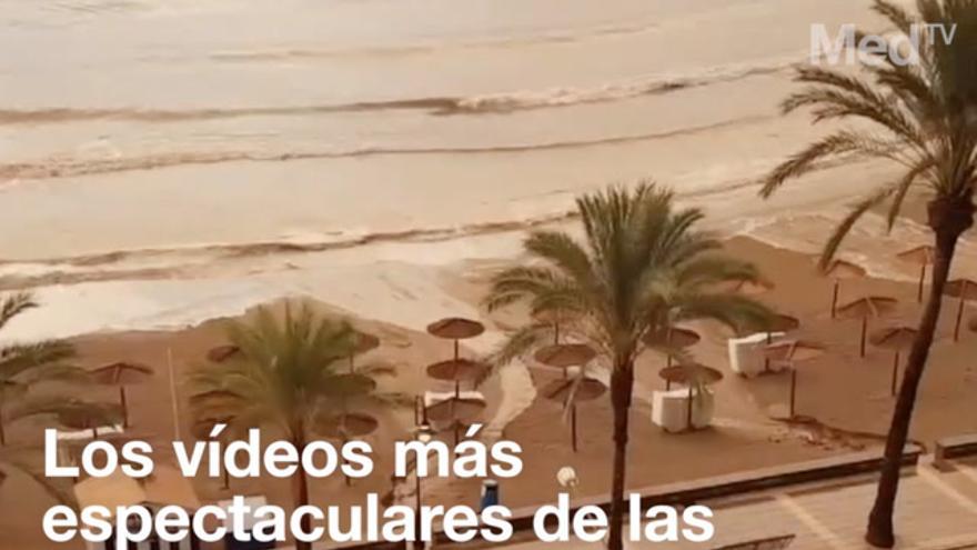 Los vídeos más espectaculares de las tormentas en la provincia