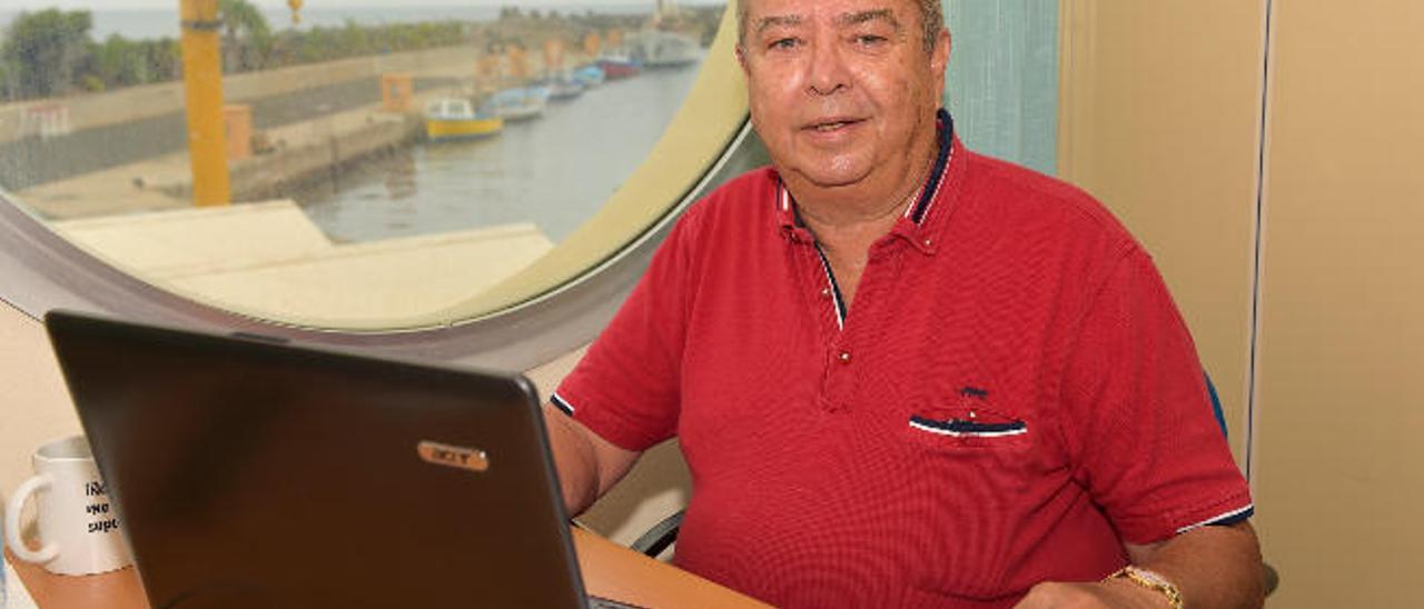 Ángel Luis Padrón, directivo de la Federación de vela latina.