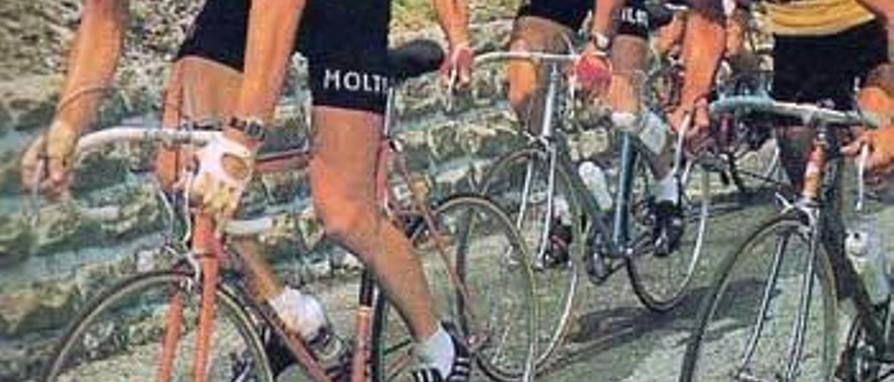 Merckx, en el Giro con Fuente.