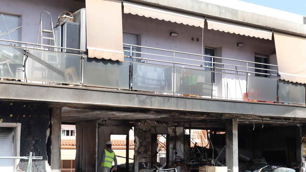 El día después de la explosión de gas en Ibiza: así quedó el edificio