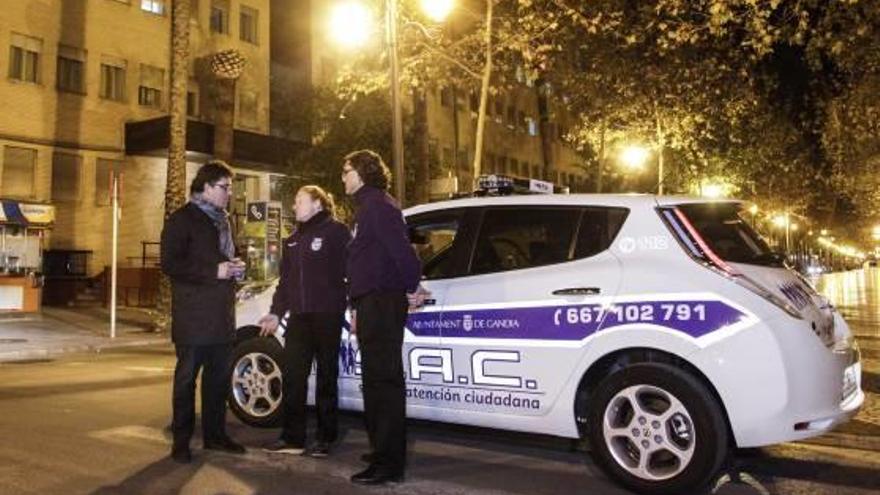 Gandia retira el servicio  de serenos nocturnos