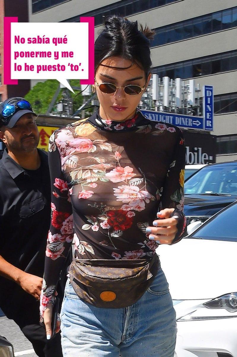 Kendall Jenner con un look de lo más arriesgado