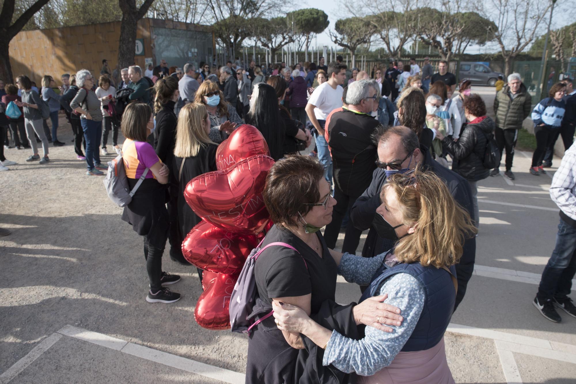 Homenatge a Jordina Martínez al Parc de l'Agulla