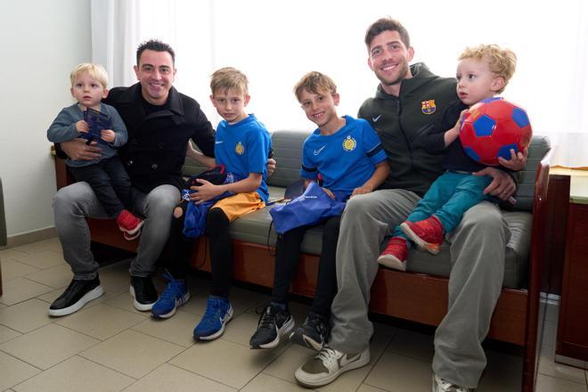 El Barça reparte ilusión y felicidad en los hospitales