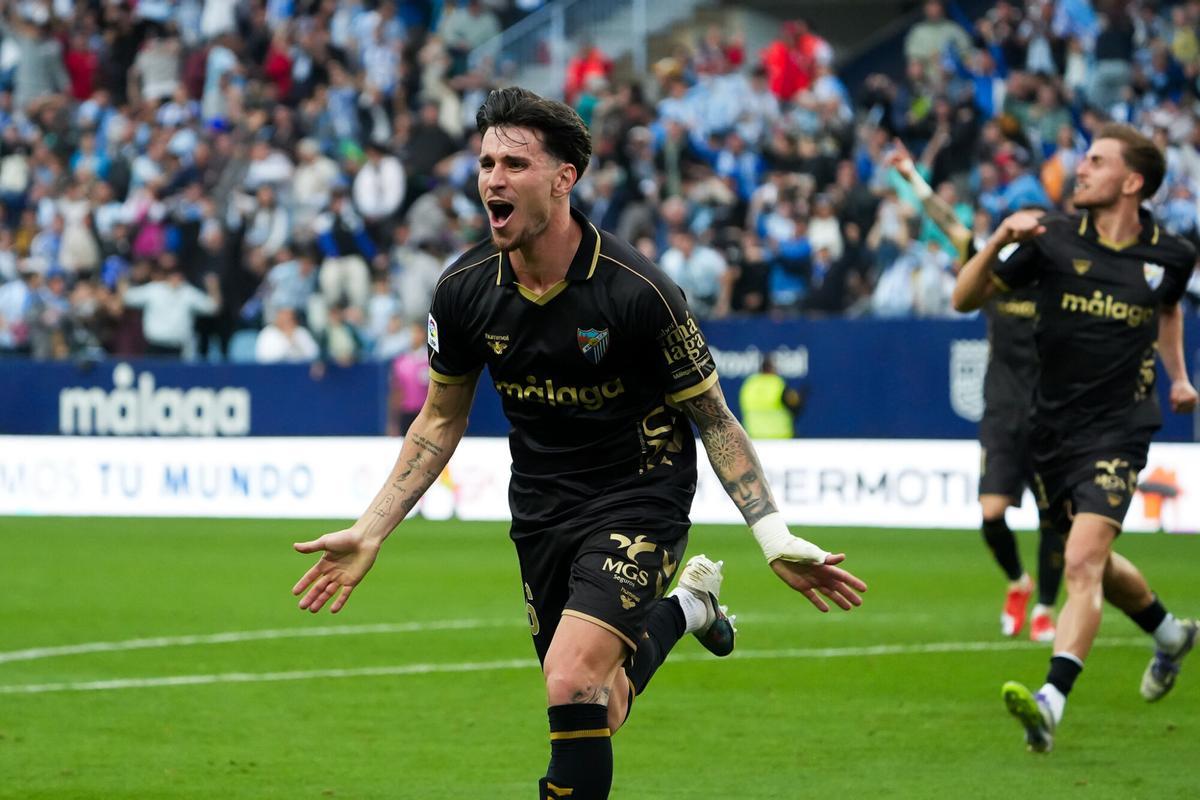 El Málaga CF - UD Las Palmas, en imágenes