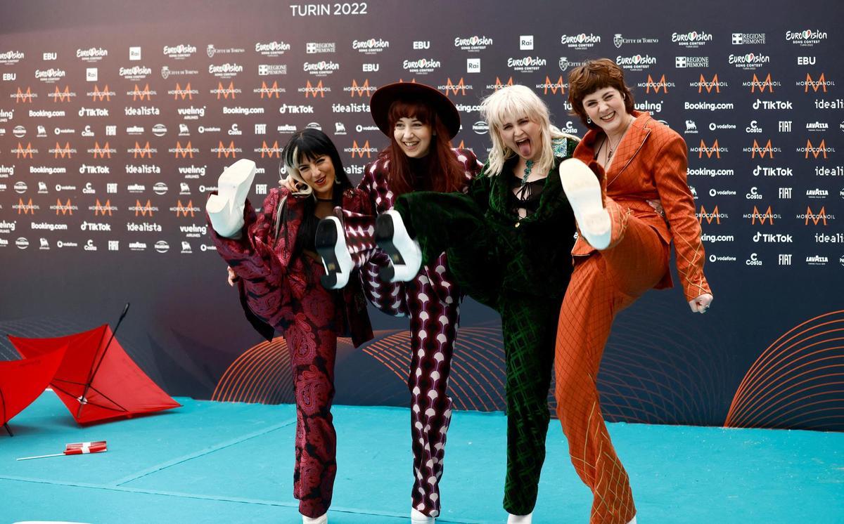 REDDI, en la Alfombra Turquesa de Eurovisión 2022.