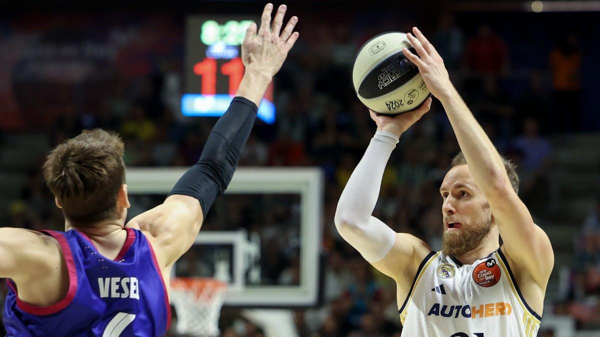 Dzanan Musa, en la final de Copa