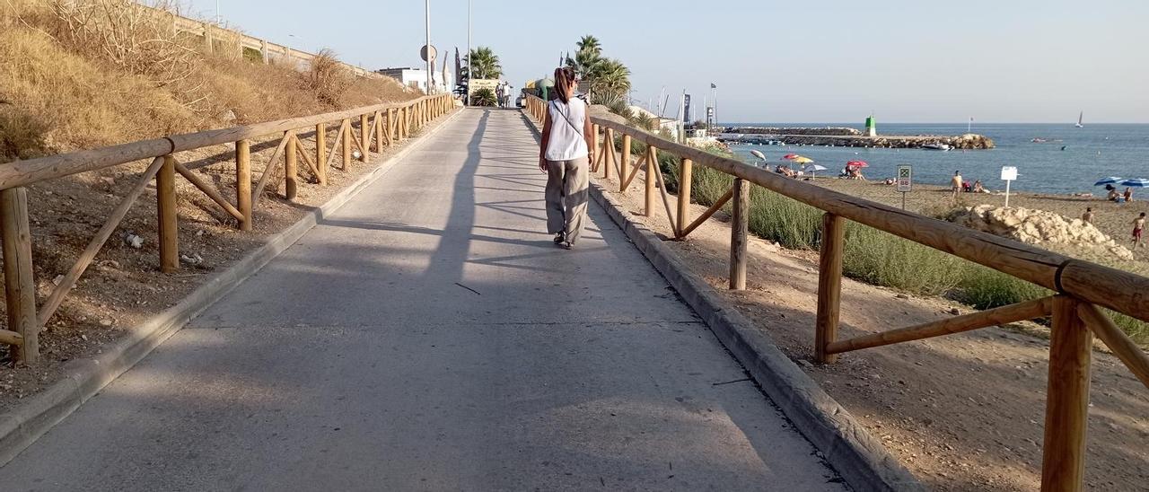 El nuevo sendero, en una foto del pasado verano.