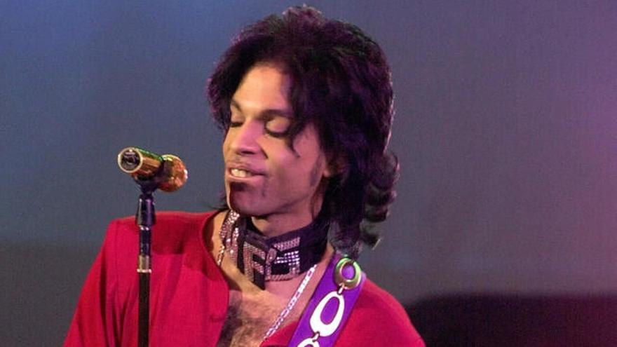 Prince, durante una de sus actuaciones.