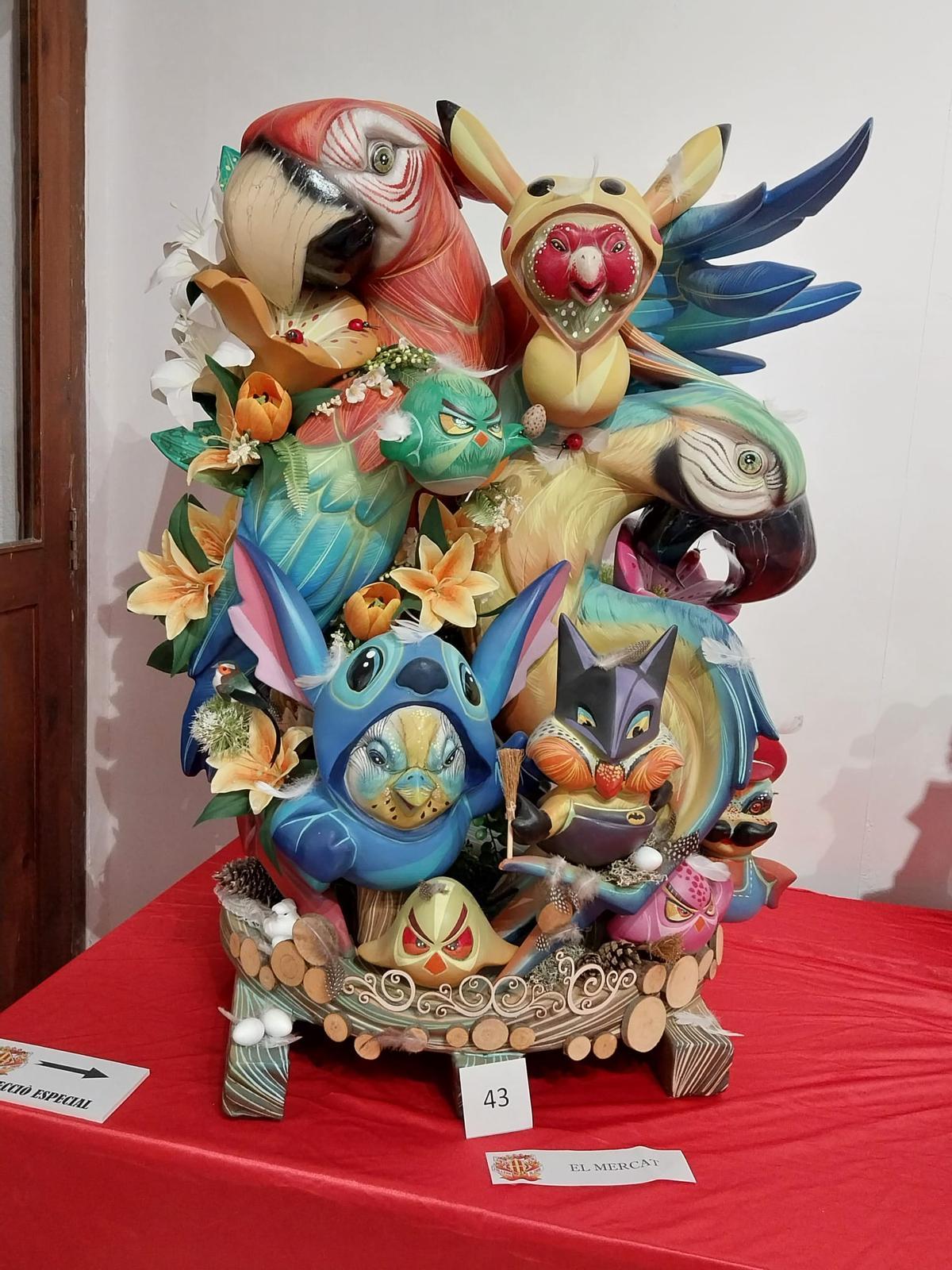 "Ninot indultat" infantil, de la falla El Mercat.