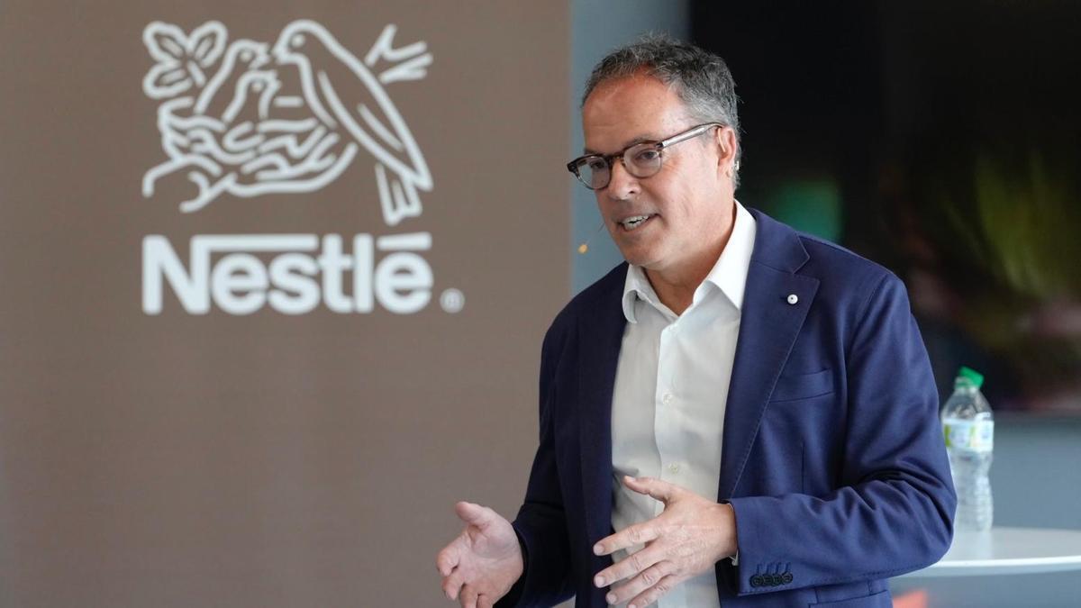 El consejero delegado de Nestlé España, Jordi Llach.