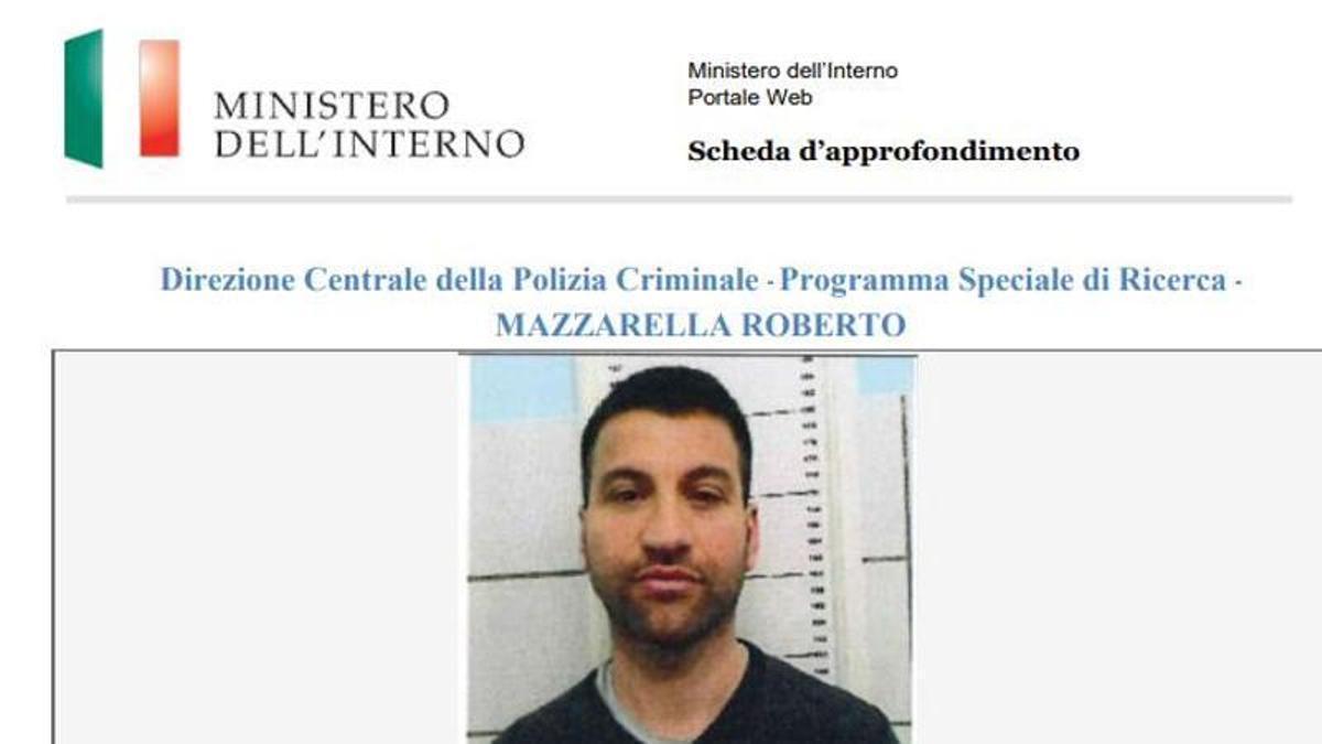 MAFIA ITALIANA | Detenido el jefe de la Camorra napolitana, Roberto Mazzarella, uno de los fugitivos más peligrosos de Italia