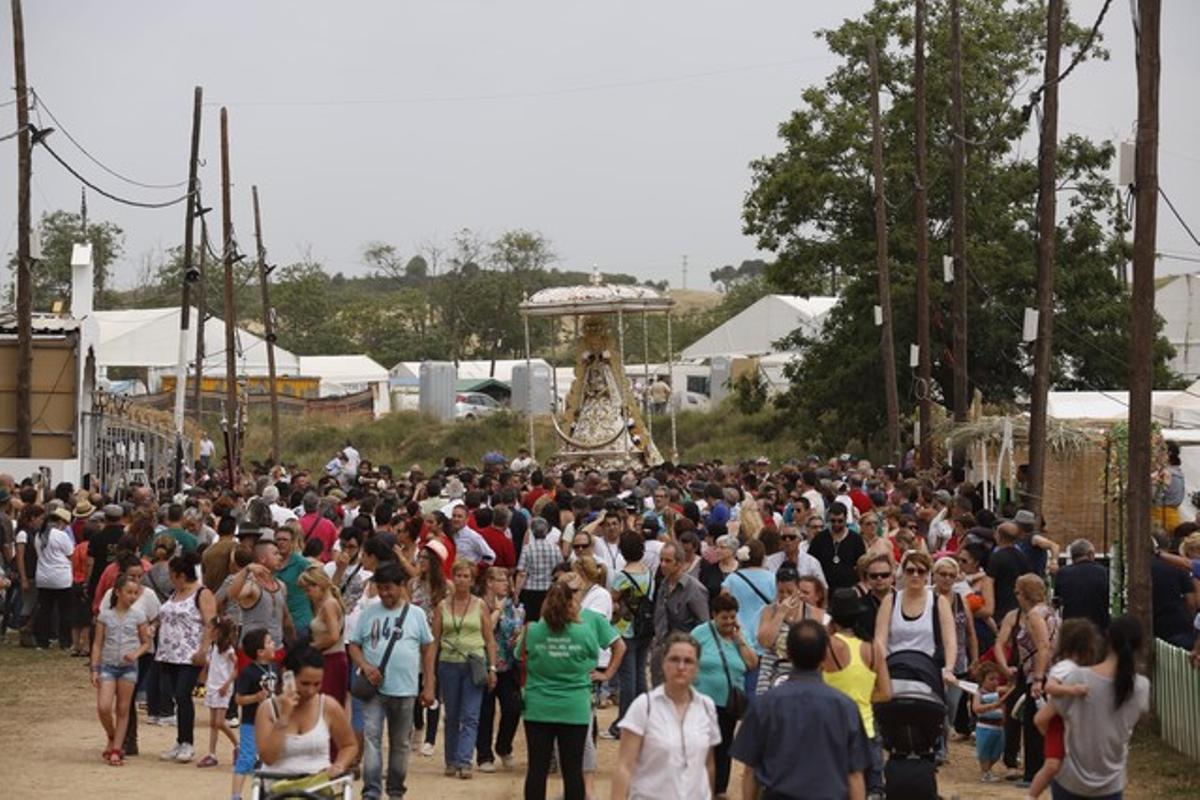 Celebració del Rocío a Montcada.