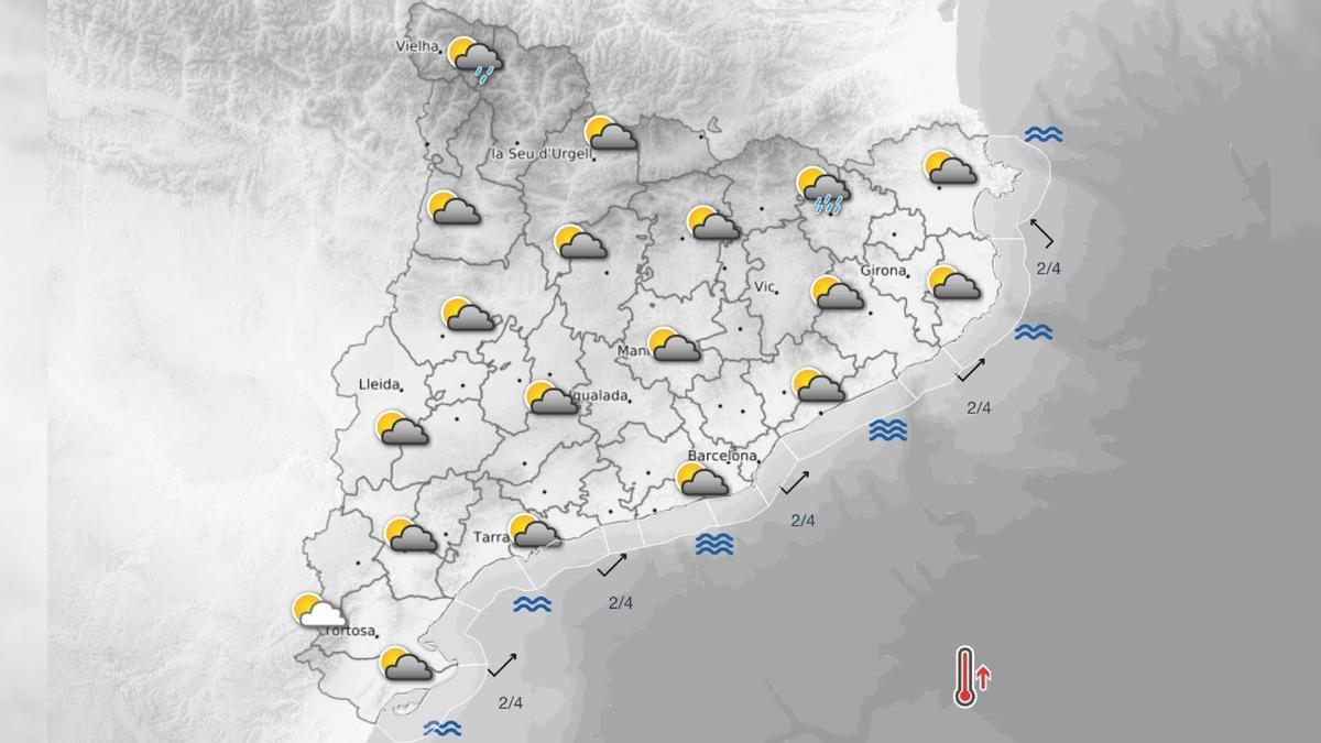 El tiempo el 11 de marzo de 2026