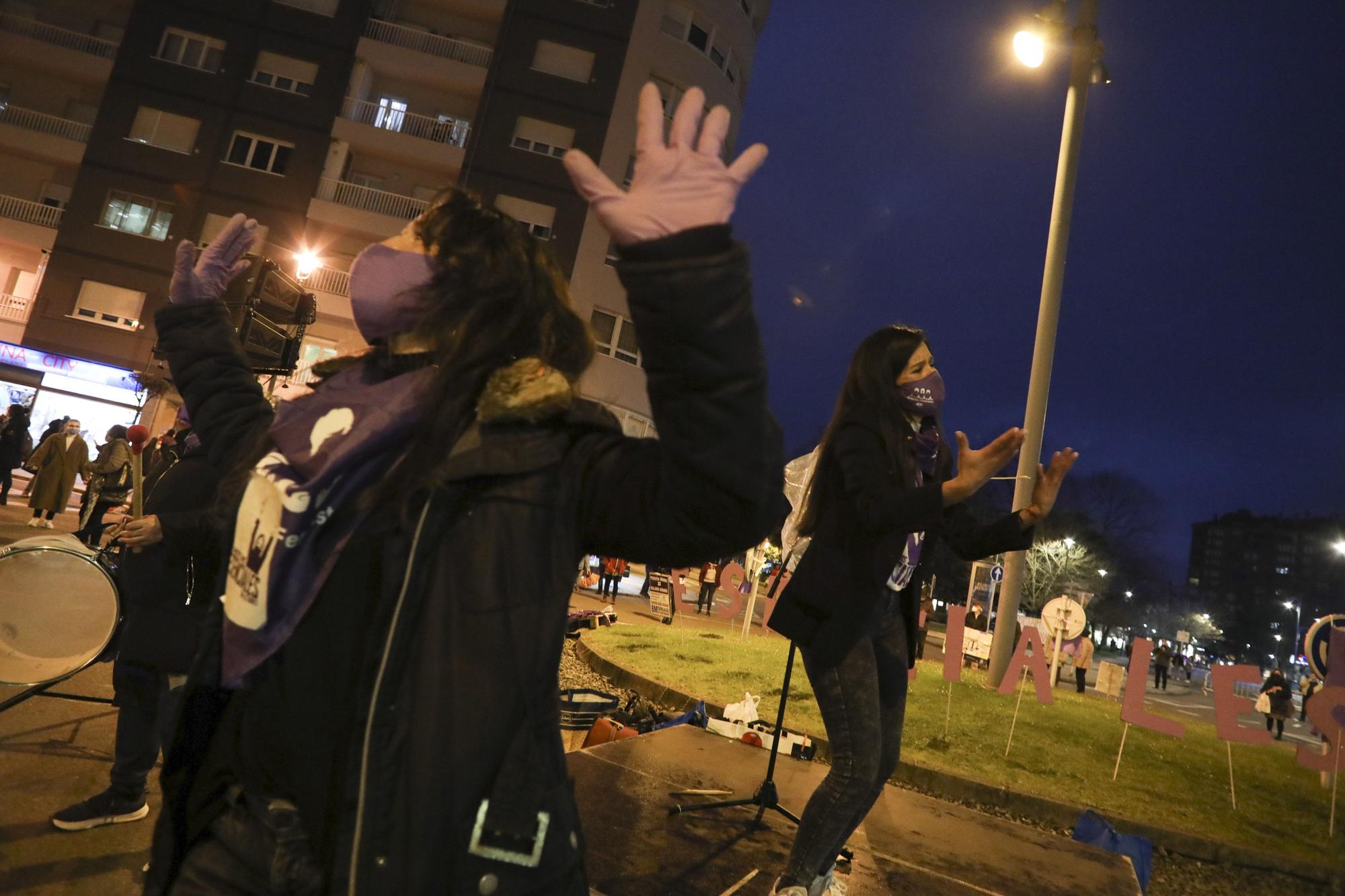 Manifestación del 8M en Avilés