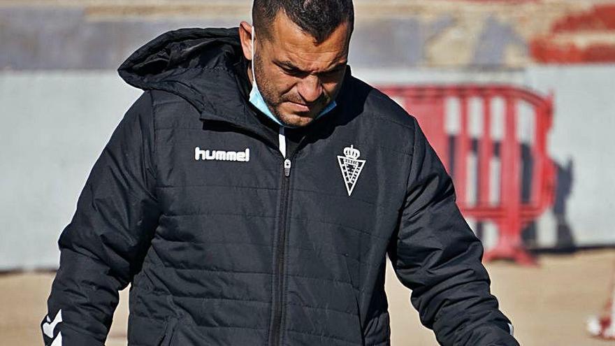 Adrián Hernández en un entrenamiento.