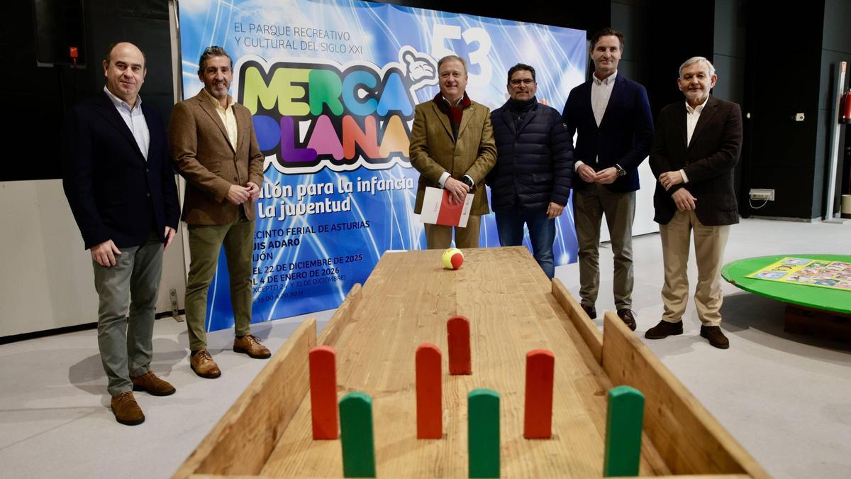 Por la izquierda, David Argüelles, Jorge Pañeda, Álvaro Alonso, José Antonio Migoya, Jorge González-Palacios y José Ramón Fiaño.