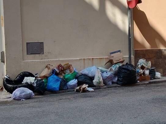 Els contenidors de Manresa, plens a vessar