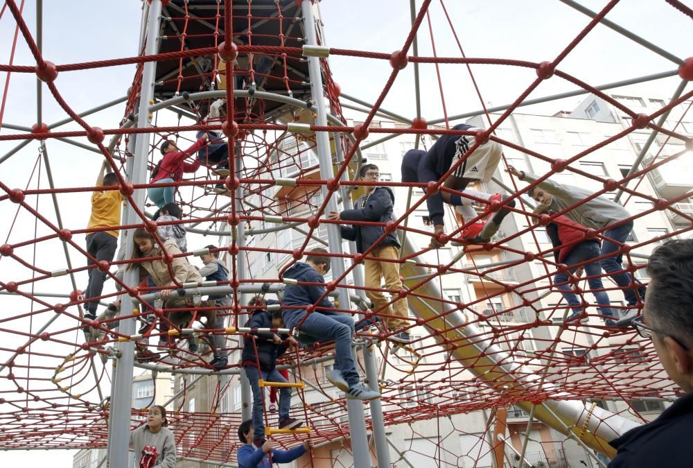 Así es el nuevo 'macroparque' infantil de Vigo.