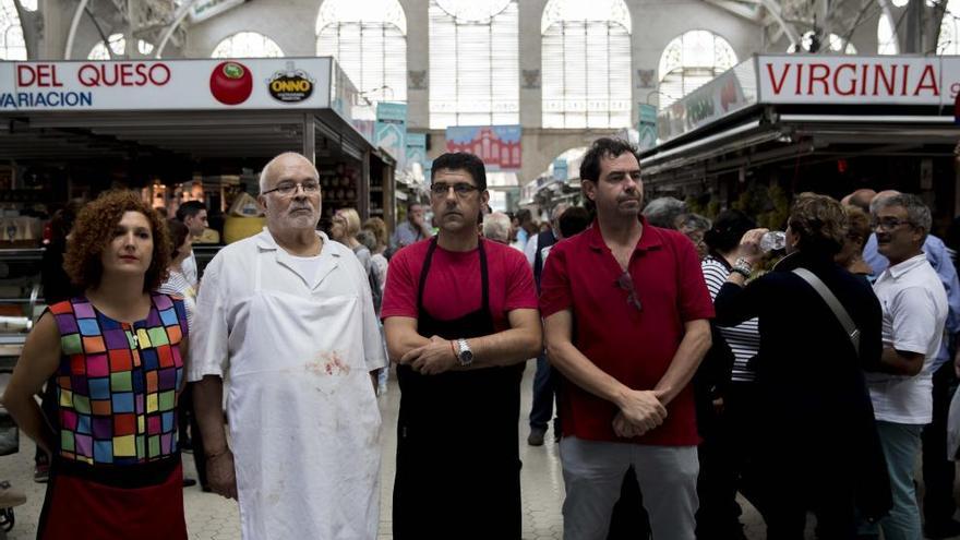 Los vendedores del Mercado Central protestan contra las medidas del ayuntamiento